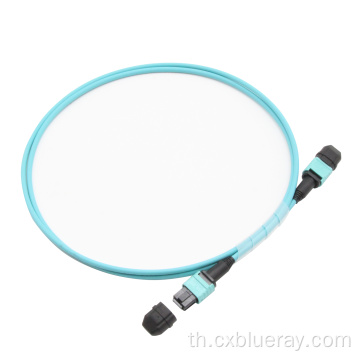 OM4 Violet Optical Fiber Patch Cord ราคาสายเคเบิล